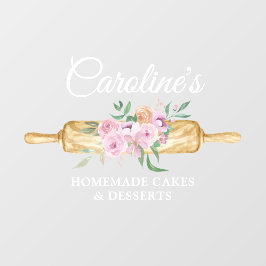 Fensterheber für Bäckereien Fensteraufkleber