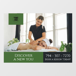 Fensterheber für benutzerdefinierte Massage Fensteraufkleber