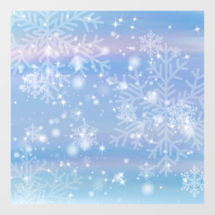 Fensterheber für Schneeflocken Fensteraufkleber