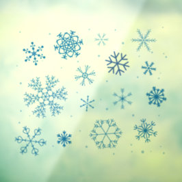 Fensterheber für Schneeflocken Fensteraufkleber