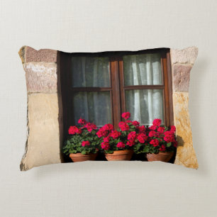 Fensterheber in Blume Zierkissen