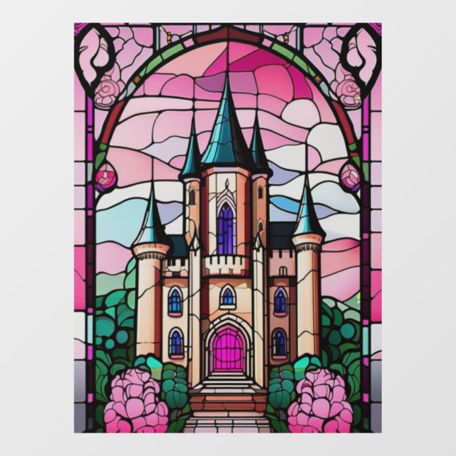 Fensterklammer Fensteraufkleber (Blatt)