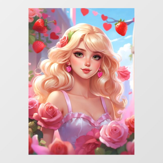 Fensterklammer Fensteraufkleber (Blatt)