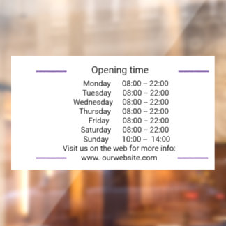 Fensterklammer Fensteraufkleber