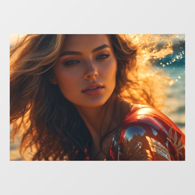 Fensterklammer Fensteraufkleber (Blatt)