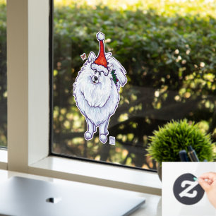 Fensterklammer für festes Weißes Spitz Fensteraufkleber
