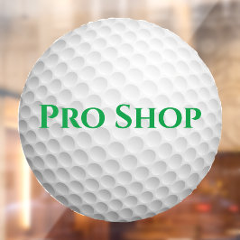 Fensterklammer für Golf-Ball Fensteraufkleber