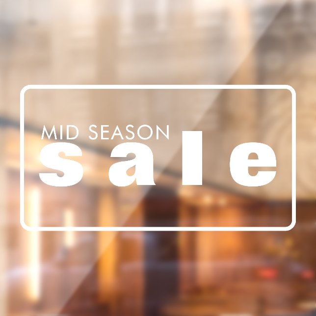 Fensterklemme für den Einzelhandel Fensteraufkleber (Blatt 2)