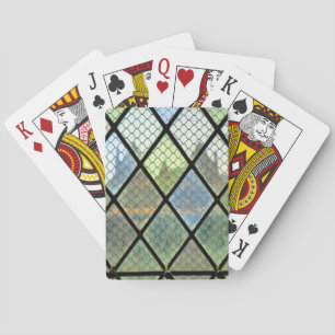 Fensterkunst Spielkarten