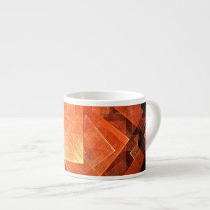 Fensterlicht Moderne geometrische Quadrate Abstrak Espressotasse
