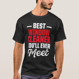 Fensterreiniger Beste Reinigung T-Shirt