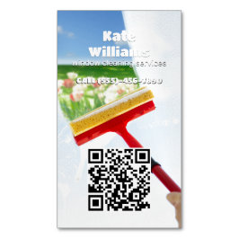 Fensterreinigung durch benutzerdefinierte QR Magnetische Visitenkarte