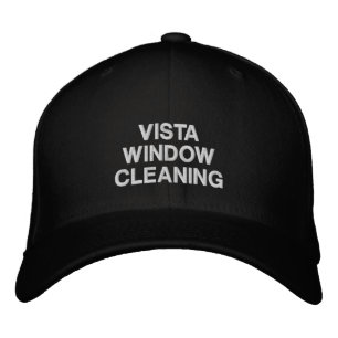 Fensterwaschanlage Name White Stitching Bestickte Baseballkappe
