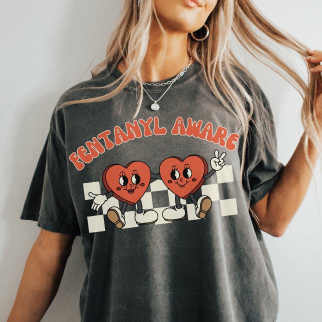 Fentanyl Aware | Öffentliche Gesundheit | Schadens T-Shirt (Von Creator hochgeladen)
