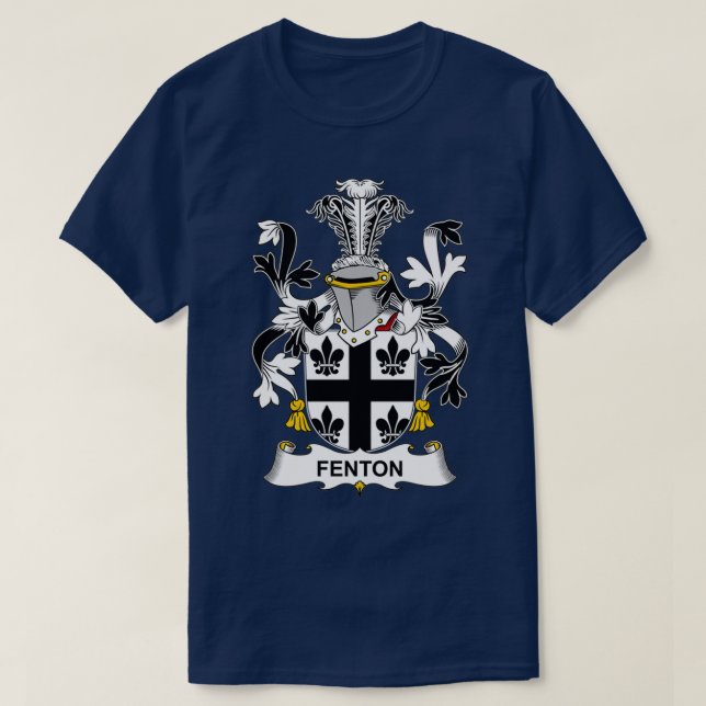 Fenton-Wappen Familienwappen 1 T-Shirt (Design vorne)