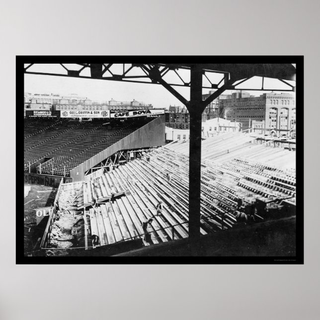 Fenway Baseball Park in Boston, MA 1912 Poster (Vorne)