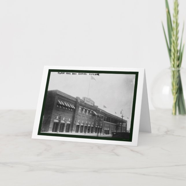 Fenway Park Boston Baseball 1914 Karte (Vorderseite)