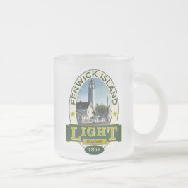 Fenwick Insel-Leuchtturm Mattglastasse
