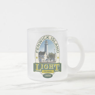 Fenwick Insel-Leuchtturm Mattglastasse