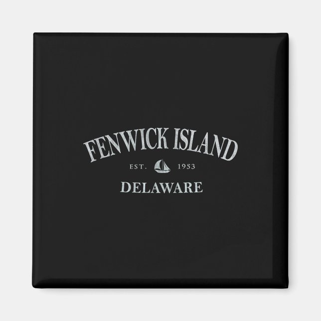 Fenwick Island Delaware _ Fenwick Island De Sailbo Magnet (Vorne)