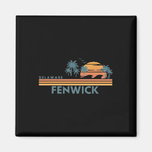 Fenwick Island Delaware Sommerurlaub Vintage 70 Magnet