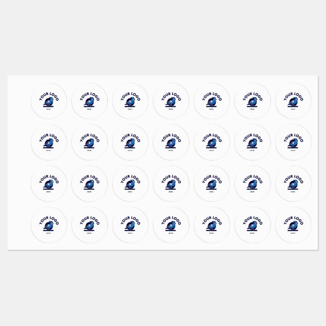 Fer circulaire moyen sur Étiquette (Feuille)