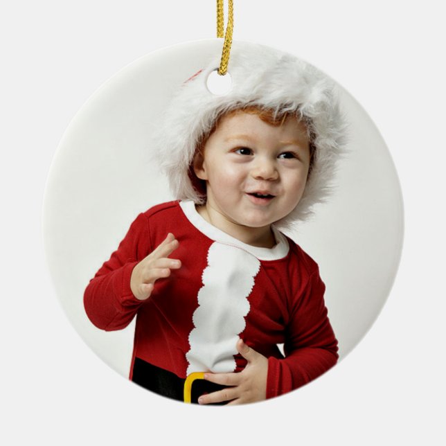 Fer de Noël Photo Ornement de Noël Année (Devant)