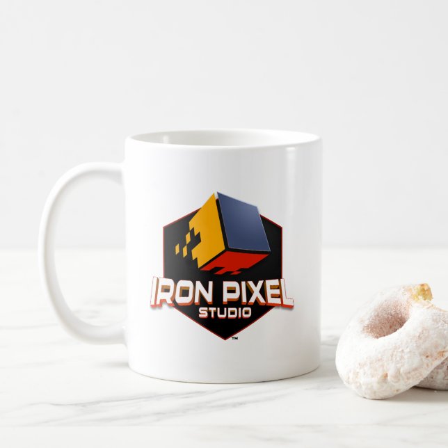 Fer Pixel Full Logo Mug (Avec donut)