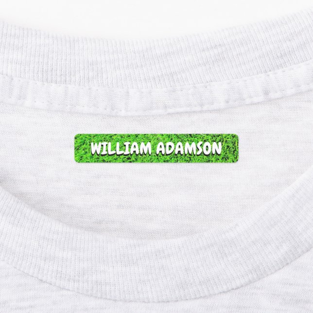 Fer Vert Étanche Sur Nom Étiquettes Pour Vêtements (Apposé)
