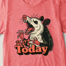 Feral Angry Possum noch nicht Typografie Tri-Blend Shirt