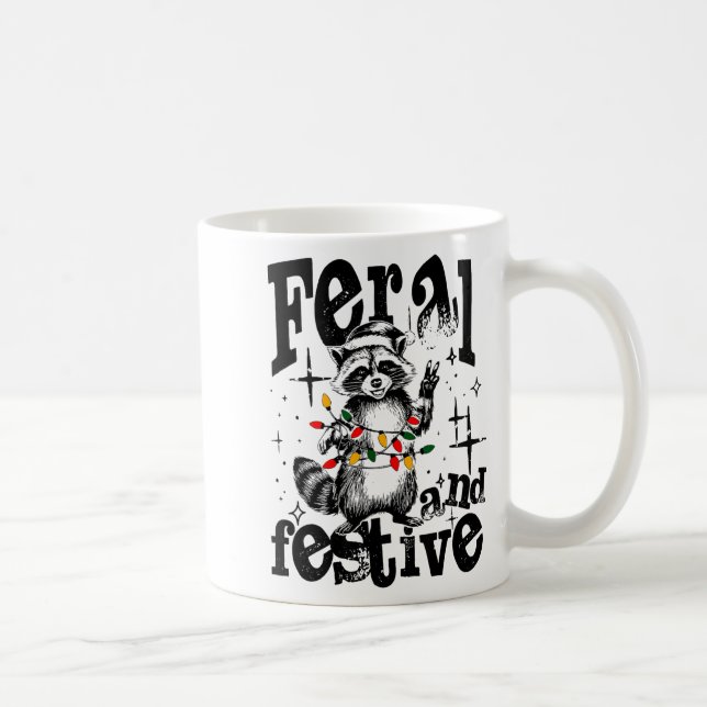 Feral But Festive, Overstimulated But Festive  Kaffeetasse (Rechts)