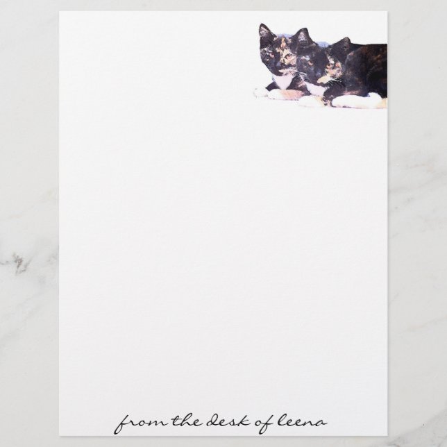 Feral Cat Family Letterhead (Vorderseite)