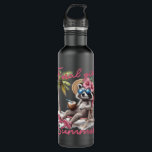 Feral Girl Summer Raccoon Summer Vibes Edelstahlflasche<br><div class="desc">Funny autism opossum and racoon design features cute racoons along with lightning bolts in a vintage 90s style bootleg style tee.</div>