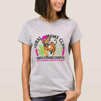 Feral Moms Club - T-shirt de couleur claire Tri-Bl