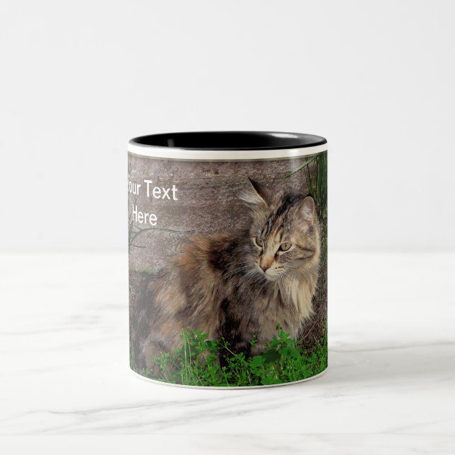 Feral Tabby Cat Coffee Mug (Centre)