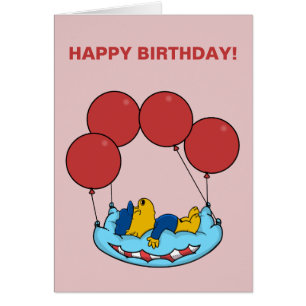 Ferald   Birthday Balloon Card