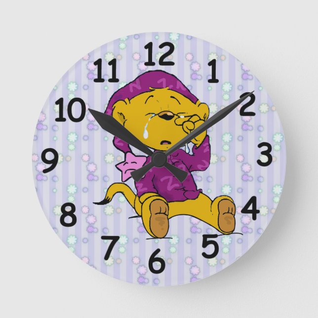 Ferald Caring Round Clock Runde Wanduhr (Vorderseite)