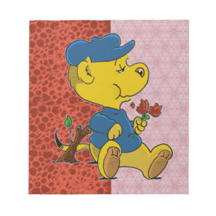 Ferald Eating Rose Notizblock