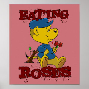 Ferald Eating Rose Poster