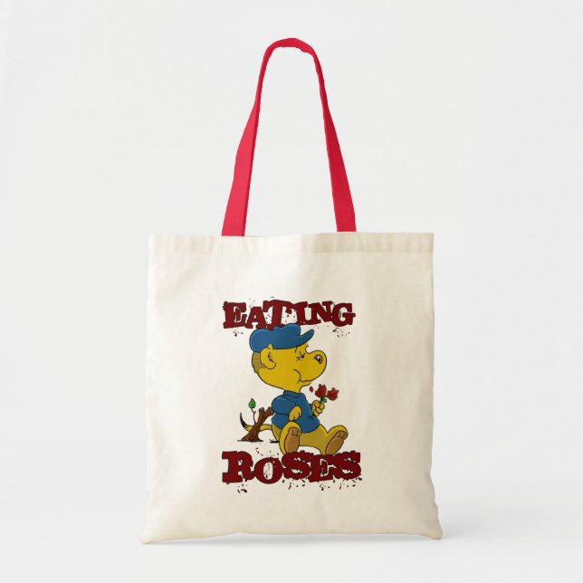 Ferald Eating Rose Tote Tasche (Vorne)