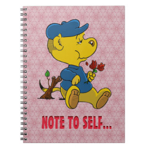 Ferald Eating Roses Notizbuch Notizblock