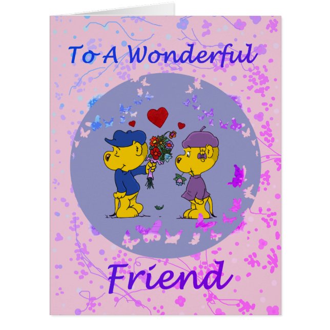 Ferald et Sahsha Ferret Carte de voeux (Devant)