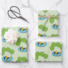 Ferald | Kissenballons Geschenkpapier Set