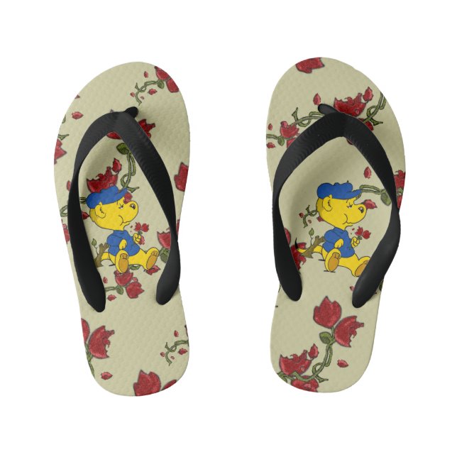 Ferald Manger des tongs Rose pour enfants (Semelle)