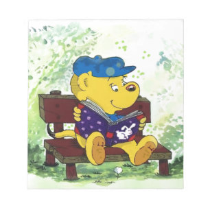 Ferald Reading Amid of Sunlight Notizblock