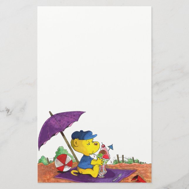 Ferald | Strand Briefpapier (Vorderseite)