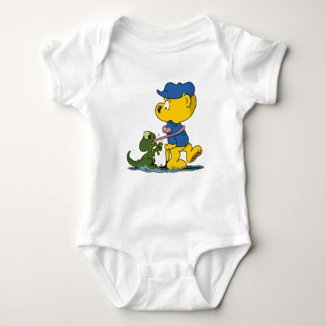 Ferald und der Baby Lizard Baby Bodysuit Strampler (Vorderseite)