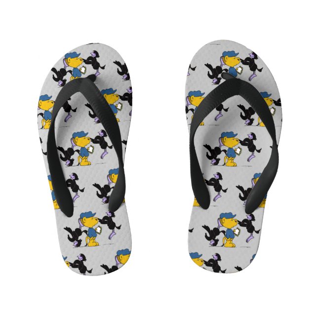 Ferald und die Pesky Crows Kinderbadesandalen (Fußbett)