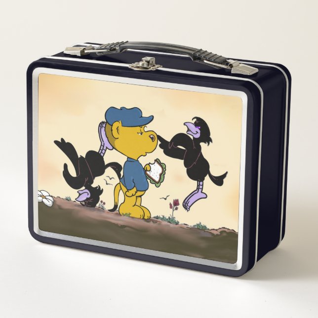 Ferald und die Pesky Crows Metal Lunch Box (Vorderseite)