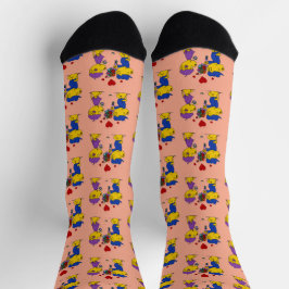 Ferald und Sahsha Frett Socken